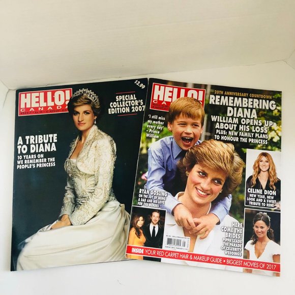 Princess Diana - Lot of Hello Canada and Woman's Weekly Magazines - Picture 8 of 8